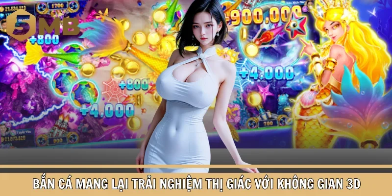 Bắn cá mang lại trải nghiệm thị giác với không gian 3D