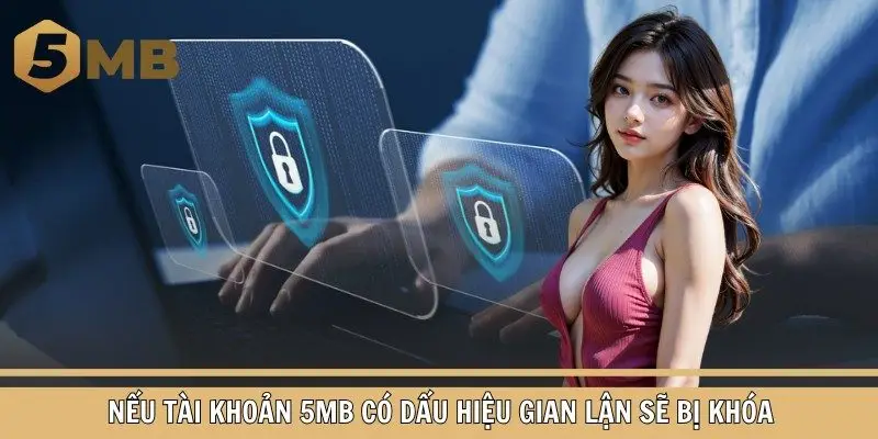 Nếu tài khoản 5mb có dấu hiệu gian lận sẽ bị khóa